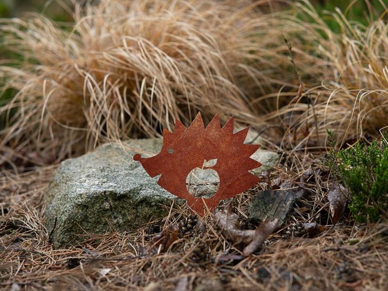 Cortenstahl Gartendeko – Igel