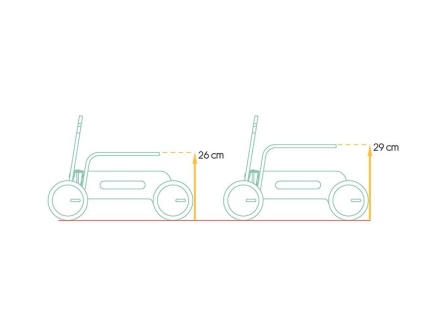 Holz Rutschauto und Lauflernwagen Ambulanz