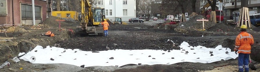 Vliesstoffen und Geweben