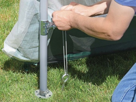 ShelterLogic 1,8 × 2,4 m Weiß/Grün