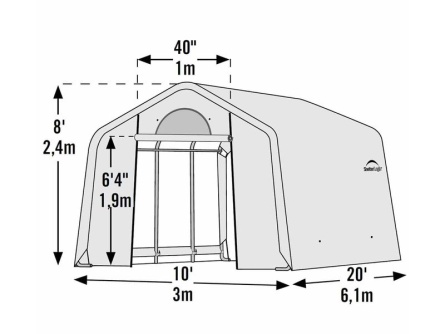 ShelterLogic 3 × 6,1 m