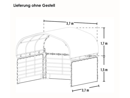 ShelterLogic 3,7 × 3,7 m