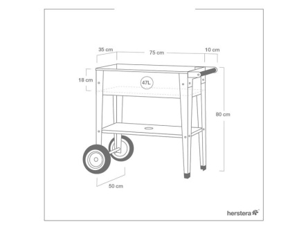 Herstera Garden Barcelona 47 l