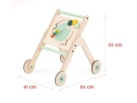 Holz Spieltisch und Lauflernwagen WalkMe