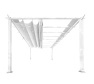 Aluminium-Pergola – Florenz 1116 (weiß)