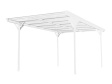 Aluminium-Unterstand (Carport) – Helsinki (L. 503 × B. 305 × H. 232 cm), Weiß