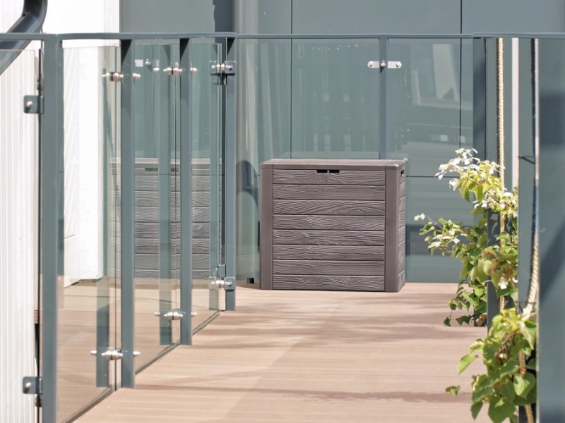 Aufbewahrungsbox für den Garten Woodebox GEOmall.at