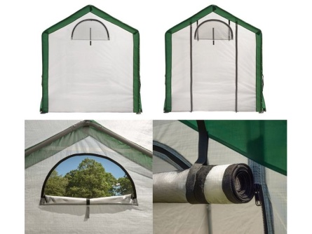 ShelterLogic 1,8 × 2,4 m Weiß/Grün