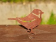 Cortenstahl Gartendeko (Spatz 3)