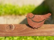 Cortenstahl Gartendeko – Spatz 1