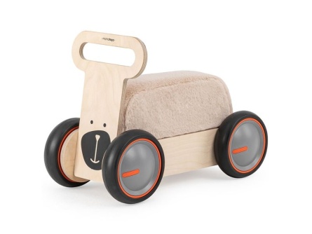 Holz Rutschauto und Lauflernwagen Bär