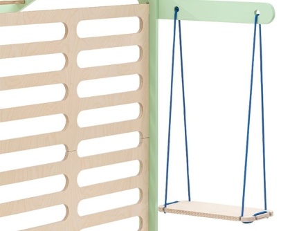 Holz Schreibtisch und Schaukel