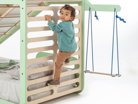 Holz Schreibtisch und Schaukel