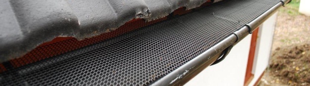 Laubschutz Dachrinne