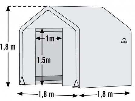 ShelterLogic 1,8 × 1,8 m