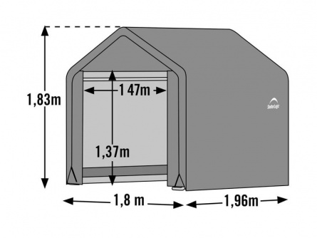 ShelterLogic 1,8 × 1,8 m