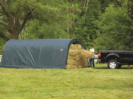ShelterLogic Run-In-Shed Grün 4 × 6,1 m