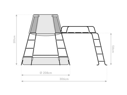 Stahl-Klettergerüst Explorer