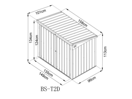 Westmann (L. 101 × B. 158 × H. 134 cm)